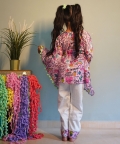 Unicorn Print Kaftan With Pants