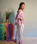 Rainbow Print Kaftan With Pants