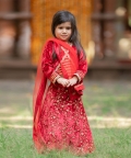 Top And Floral Sequins Embroidered Lehenga With Dupatta