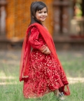 Top And Floral Sequins Embroidered Lehenga With Dupatta