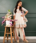 Embroidered Enhanced Border On Kurta With Dhoti