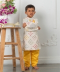 Multi Thread Colour Abla Kurta With Pyjama