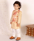 Kurta Set With Floral Jacket