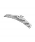Silver Plated Star Baby Comb