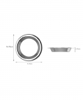 Sterling Silver Plate For Baby And Child-Abc Letters (130 gm)