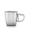 Sterling Silver Baby Cup With Heart Handle (45 gm)