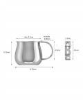 Sterling Silver Baby Cup With An Abc Handle (65 gm)