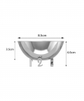 Sterling Silver Bowl For Baby And Child-123 Number Supports (75 gm)