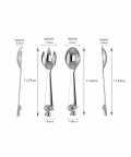 Sterling Silver Baby Spoon & Fork Set-The Duck Set (40 gm)