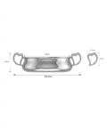 Sterling Silver Bowl For Baby And Child-Heart Feeding Porringer (95 gm)