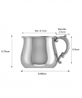 Sterling Silver Baby Cup-Bulge With A Victorian Handle (65 gm)