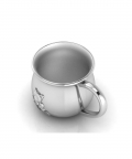 Sterling Silver Baby Cup-Bulge With Teddy Embossed (67 gm)