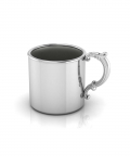 Sterling Silver Baby Cup-Classic With A Victorian Handle (65 gm)