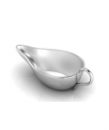 Sterling Silver Baby Feeder-Flat Medicine Porringer With A Plain Handle (22 gm)