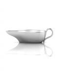 Sterling Silver Baby Feeder-Flat Medicine Porringer With A Plain Handle (22 gm)