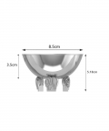 Sterling Silver Bowl For Baby And Child-Elephant Supports (75 gm)