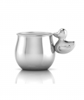 Sterling Silver Dinner Set For Baby And Child-Ducks Feeding Set (185 gm)