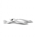 Silver Plated Baby Spoon & Fork Set-Cute Piggy