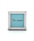 Silver Plated Photo Frame For Baby & Kids- Square With Animal Motifs
