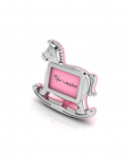 Silver Plated Photo Frame For Baby & Kids- Rocking Horse