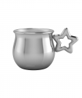 Silver Plated Gift Set For Baby-Hamper With Star Bowl, Cup And Spoon