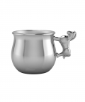 Silver Plated Gift Set For Baby-Hamper With Horse Bowl, Cup And Spoon