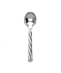 Silver Plated Gift Set For Baby-Hamper With 2 Ring Rattle And Twisted Spoon
