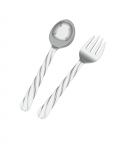 Silver Plated Gift Set For Baby-Hamper With Twisted Handle Cup And Spoon Fork Set