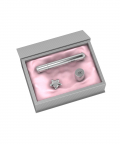 Silver Plated Gift Set For Baby-Hamper With Two Star Boxes And Birth Certificate Holder