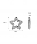 Silver Plated Star Baby Rattle