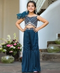 Turquoise Floral Jumpsuit