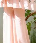 Peach Tencel Sharara Set