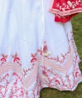 White Sequins Embroidered Lehenga Set