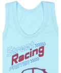 Bodycare Printed Assorted Round Neck Sleeveless Vest For Boys Pack Of 6