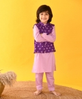 Bandhini Nehru Jacket Set