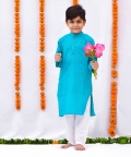 Turquoise Kurta Set