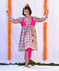 Gulab Layered Gota Set