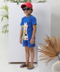 Blue Giraffe T-Shirt