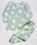 Snowy Mighty Polar Bear-  Non Collared Nightsuit
