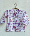 Whitewater Kids Unisex Organic Koi Peach Print Kurta Pants