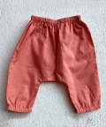 Whitewater Kids Unisex Organic Koi Peach Print Kurta Pants