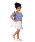 Ruffle Combo Dress