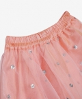 Girl Pink One Shoulder Ruffled Lehenga Choli With Dupatta