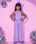 Barbies Girls Purple Jumper With 3D Bow