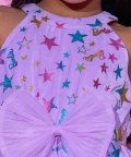 Barbies Girls Purple Jumper With 3D Bow