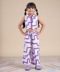 Snakes And Ladders Table Print Top And Pant Set