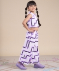Snakes And Ladders Table Print Top And Pant Set