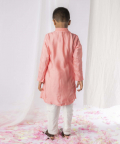 Peach Chinkankari Kurta Set