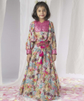 Floral Printed Tie-Knot Ghaghra Set
