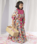 Floral Printed Tie-Knot Ghaghra Set